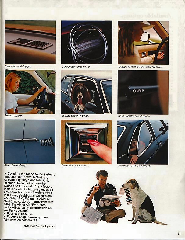 1977 Chevrolet Nova Brochure Page 9